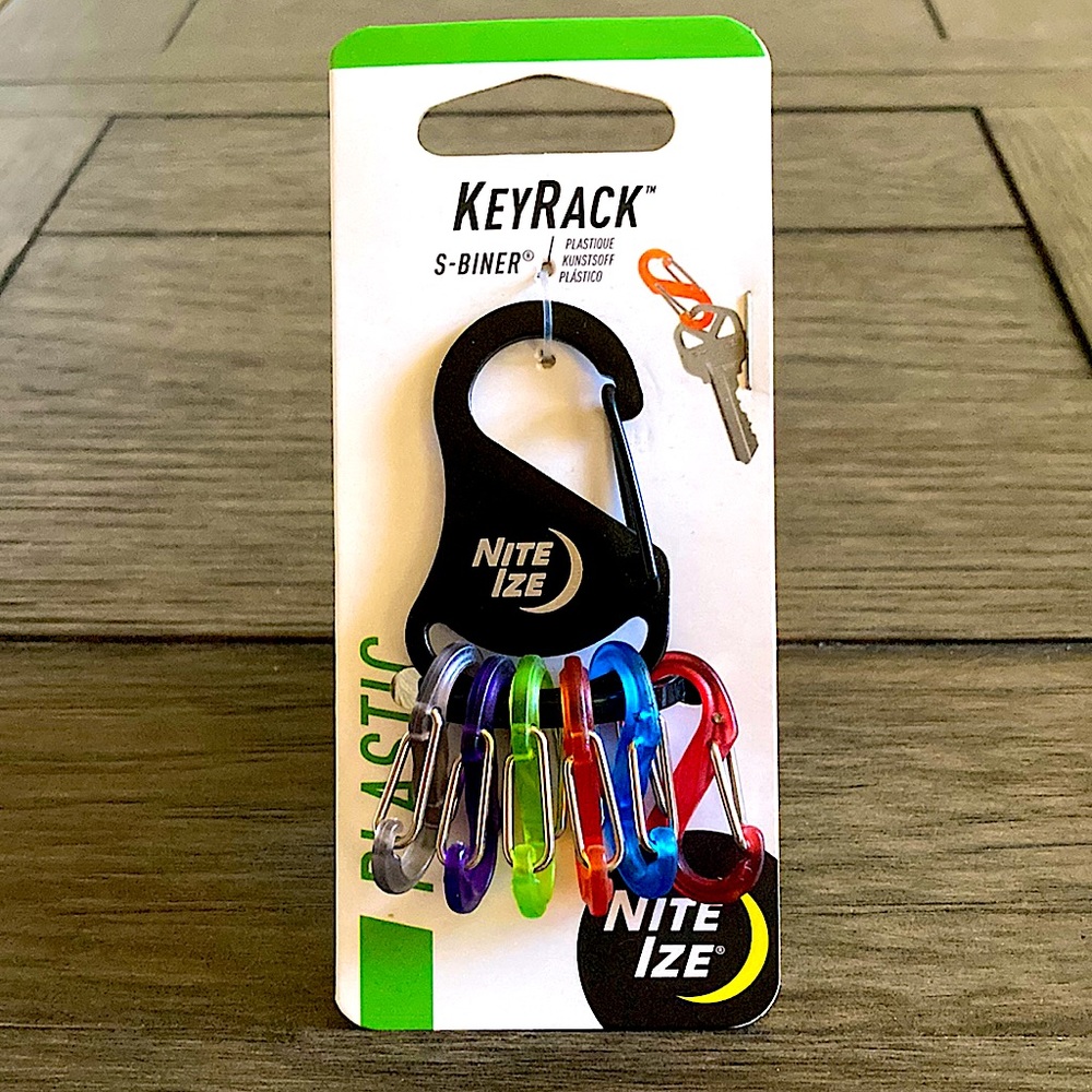 🆕🛠️ S-Biner Key Rack Nite Ize S-Biner clips Stainless steel
